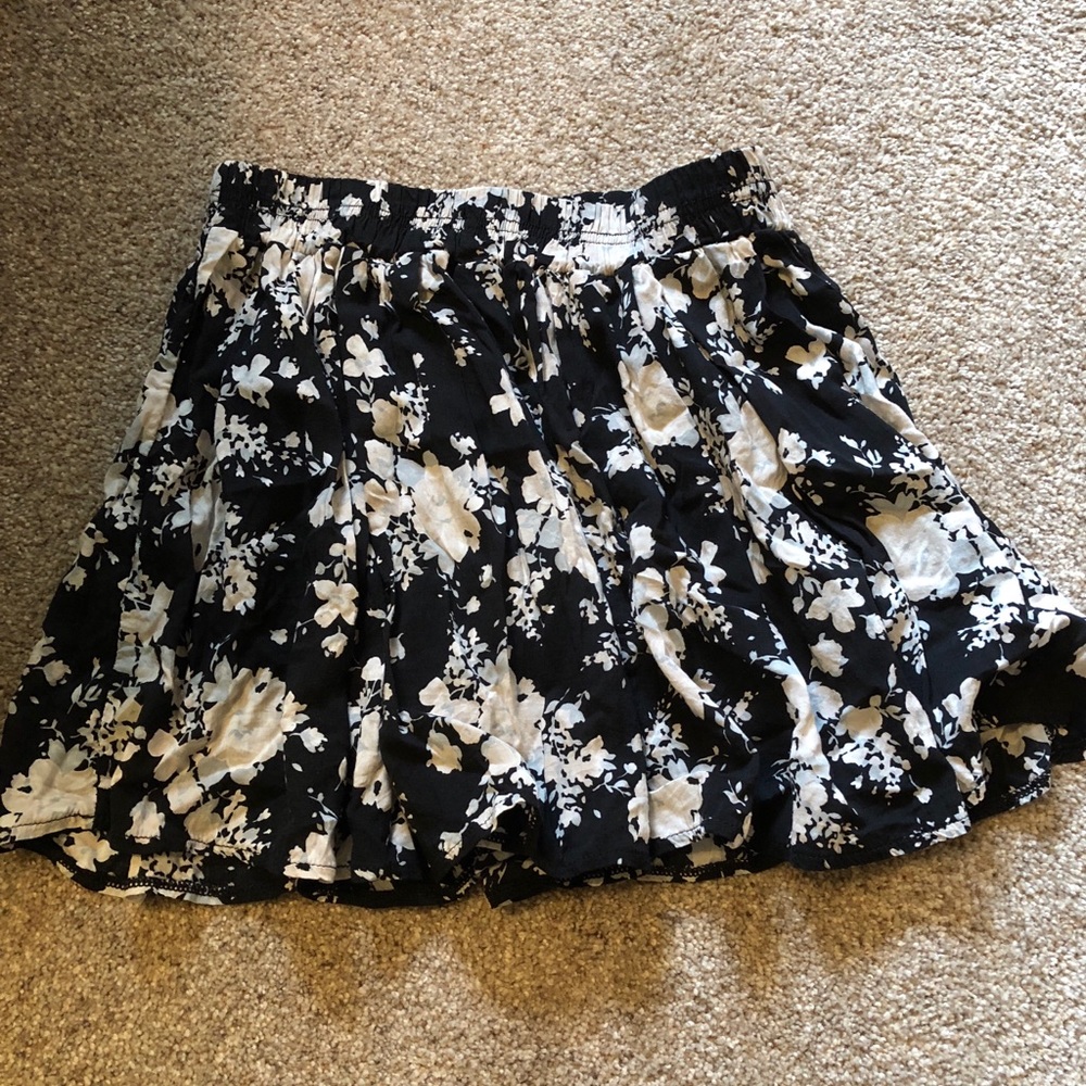 Floral skater skirt